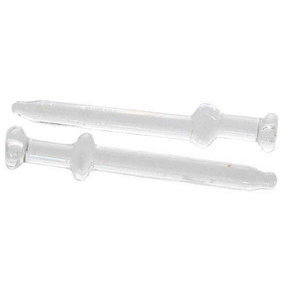 Glass Dab Nails 10mm Assorted Clear