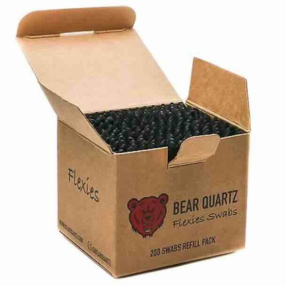 Bear Quartz Flexies: 200 Dab Swabs Refill Pack