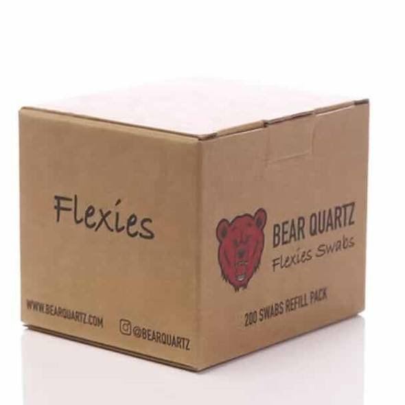 Bear Quartz Dab Swabs Flexies: 200 Swabs Refill Pack