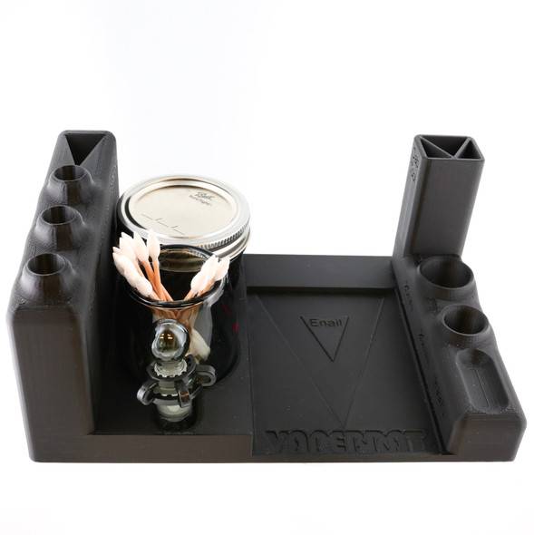 Enail Dab Station with Iso Jar and Dunk Tank: Black - VapeBrat Enail Dab Station with Iso Jar and Dunk Tank: Black - VapeBrat