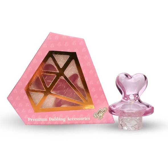 Heart Carb Cap: Preppy La Peui Pink Spinner Cap