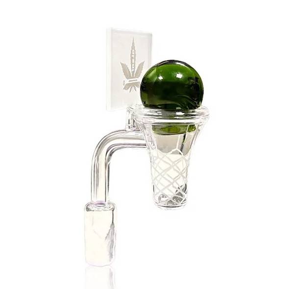 aLeaf "Hoop" Quartz Banger Kit: 14mm Male 90 Degree