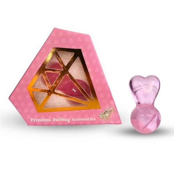 Marble Spinner Cap with Heart: Pink - Preppy La Peui