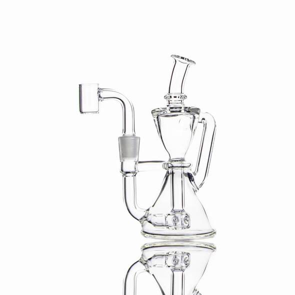 5.5" Hourglass Klein Recycler Micro Dab Rig by VapeBrat