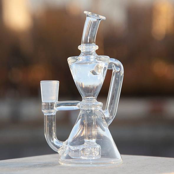 5.5" Hourglass Klein Recycler Micro Dab Rig by VapeBrat