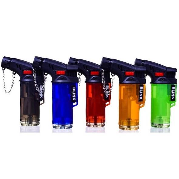 Blink Frosted Mini Dabbing Torch: Adjustable Flame