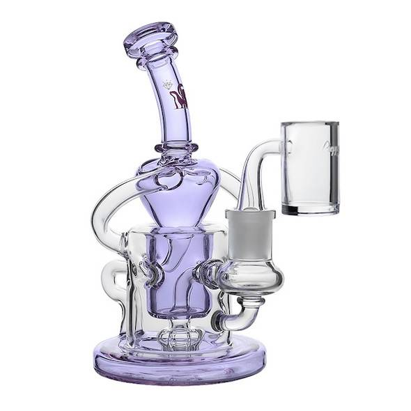 Purple Mini Dab Rig by Preppy La Peui: Self Love Self Care Series