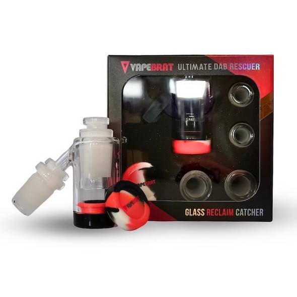 Dab Rig Reclaim Catcher: Universal 10mm,14mm,18mm Male 45 Degree