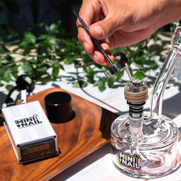 Mini Nail E-Nail Kit with Titanium Nail - Black