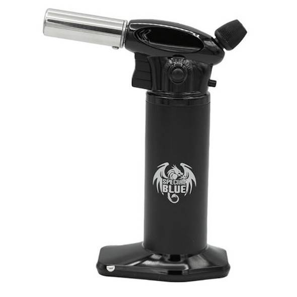 Special Blue Toro Dabbing Torch Single Flame: Black Special Blue Toro Dabbing Torch Single Flame: Black