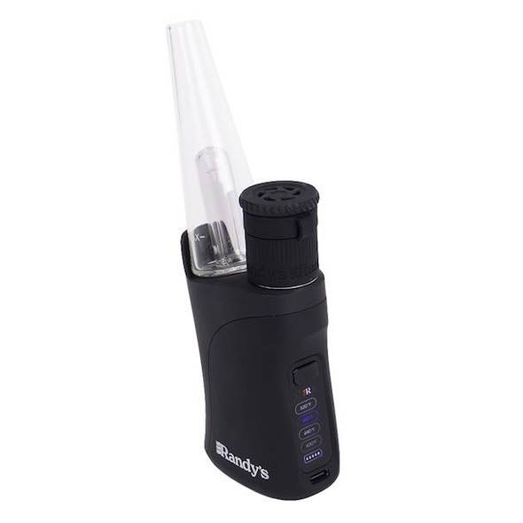 Randys Grip Plus Electric Dab Rig: Midnight Black Randys Grip Plus Electric Dab Rig: Midnight Black