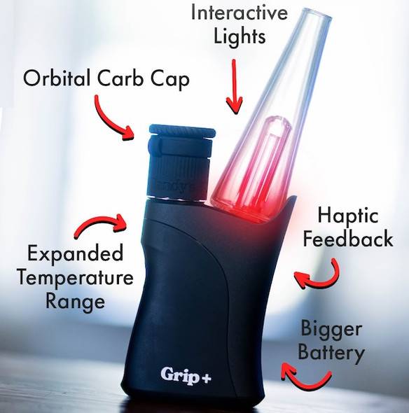 Randys Grip Plus Electric Dab Rig: Midnight Black