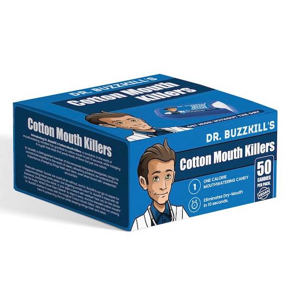 Dr. Buzzkill: Cotton Mouth Killers - Fruit 3 Pack Mouthwatering Candy