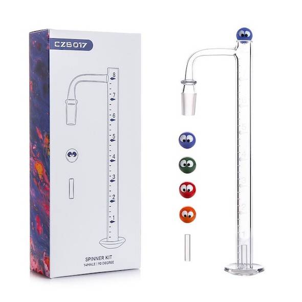 Terp Tower Legend Quartz Banger: 14mm Male 90 Degree