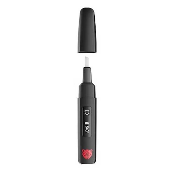 Bear Quartz Trio 2.0: Dab Knife and Temp Reader - Black