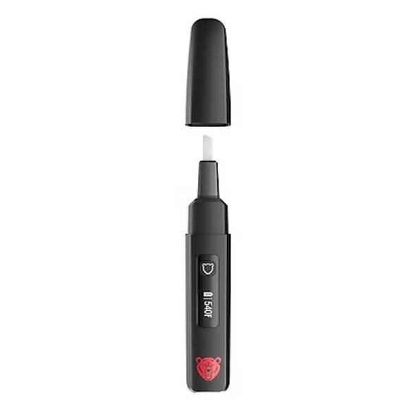 Bear Quartz Trio 2.0: Dab Knife and Banger Temp Reader - Red