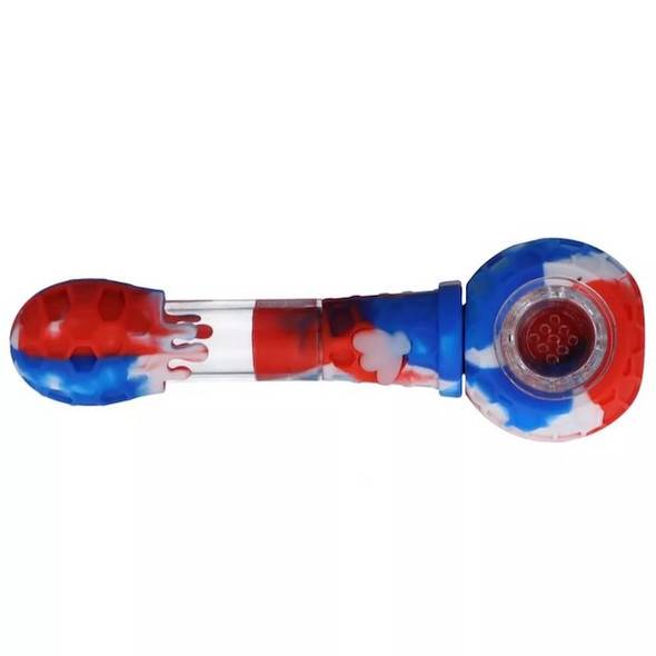 Silicone Nectar Collector with Reclaim Catcher and Dry Herb Bowl