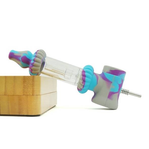 2 in 1 Silicone Nectar Collector and Dry Herb Pipe 2 in 1 Silicone Nectar Collector and Dry Herb Pipe