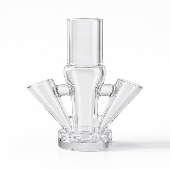 Terp Slider Hourglass Quartz Banger: 14mm Male 90 Degree with 2 Slides