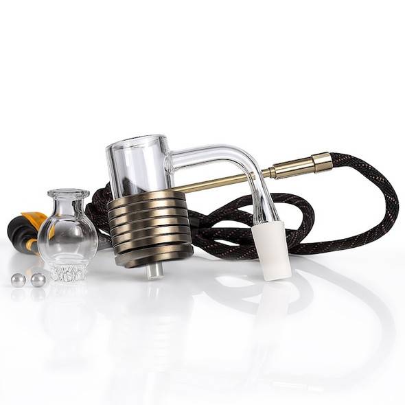 30mm Enail Coil Kit: Quartz Enail Deep Dish (Cobra) Banger - VapeBrat