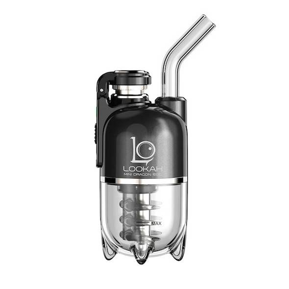 Lookah Dragon Egg Mini: Black - Tiny Electric Dab Rig