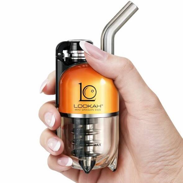 Lookah Dragon Egg Mini: Black - Electric Wax Rig