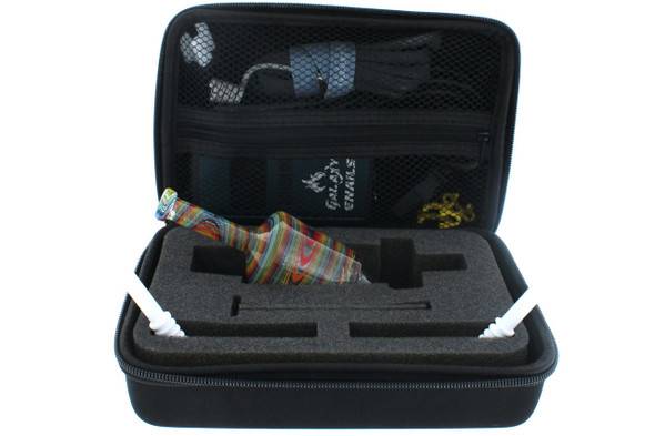 Galaxy Enails E-Nectar Collector: Galaxy x iDab Huni Bottle Limited Edition Rainbow Collaboration Electric Kit B 