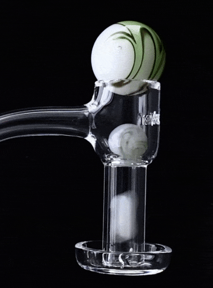 18mm Terp Slurper Banger: 18mm Female 90 Degree Full Weld