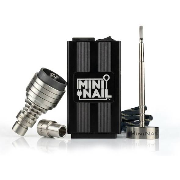MiniNail E-Nail Kit with SIC Titanium Nail - Black