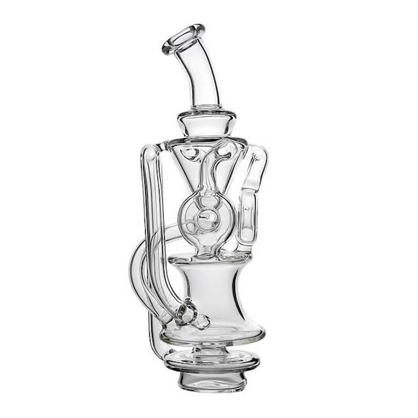 Carta Rig Glass: Triple Donut Recycler Glass Top - Clear