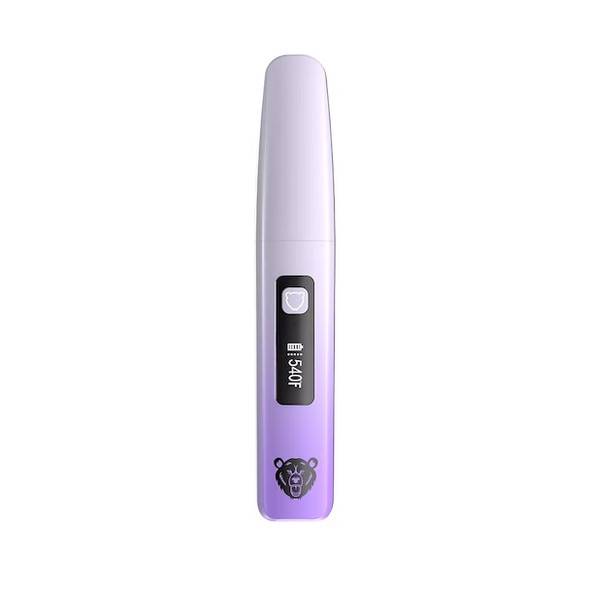 Bear Quartz Trio 2.0: Dab Knife Temp Reader - Violet Purple