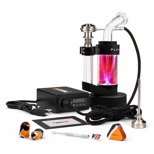 Titanium Medium Dish Enail Kit: 30mm Titanium Dab Nail - VapeBrat