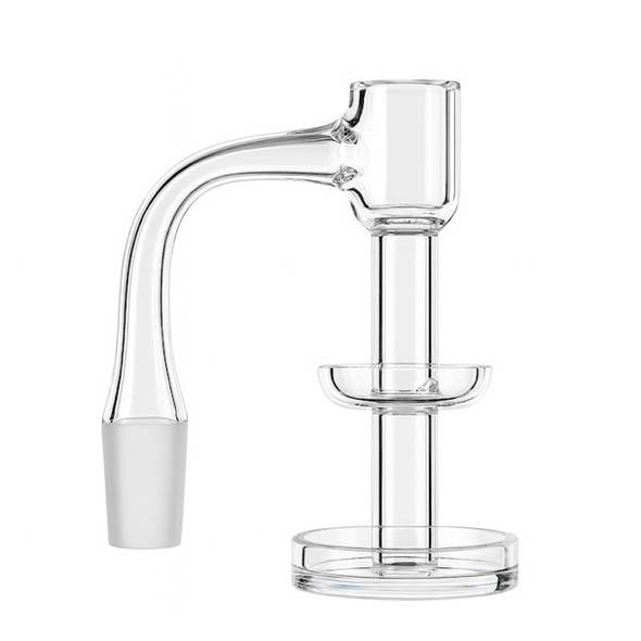 Double Dish Terp Slurper Banger: Full Weld 14mm Male 90 Degree
