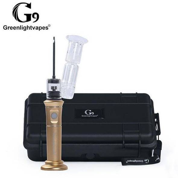 Green Light Vapes G9 Henail Plus Portable E-Nail Vaporizer - Gold 