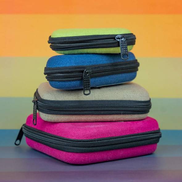  Randy's Go Storage Travel Zipper Case: 2" x 6" 