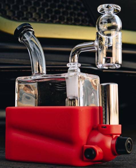 StacheProducts RIO Portable Dab Rig: Matte Red by Stache Products 