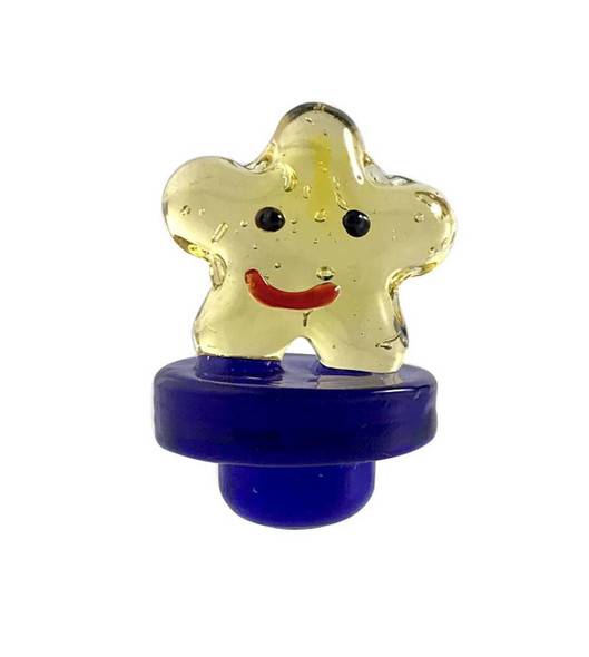  STAR GLASS CARB CAP - (HAPPY STAR ) 