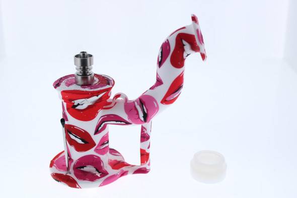 Relegated Renegades Silicone Dab Rig Waterpipe Kit - Lips 