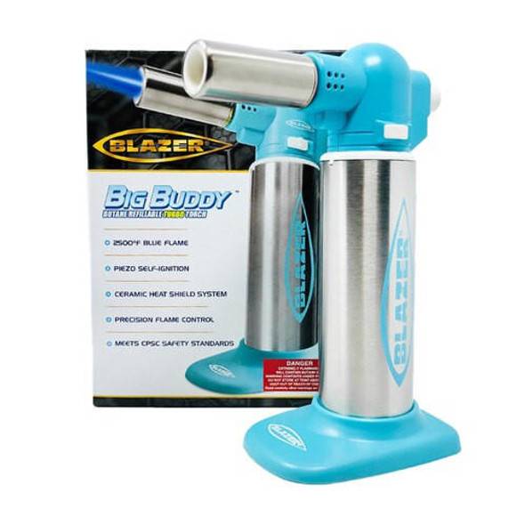  Blazer Big Buddy Turbo Torch Teal & Stainless Steel 