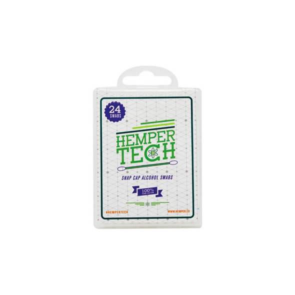  Hemper Tech - 24ct Snap Cap Alcohol Swabs 