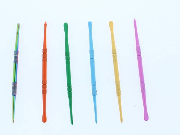 VapeBrat Stainless Steel Colored Dab Tool 