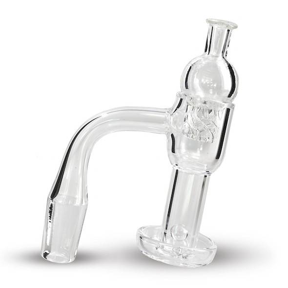 Terp Slurper 14mm Male 90 Degree Banger Kit with Terp Pearls, Vortex Carb Cap & Marble Carb Cap