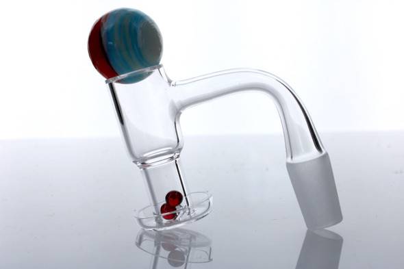 Terp Slurper 14mm Male 90 Degree Banger Kit with Terp Pearls & Mable Cap