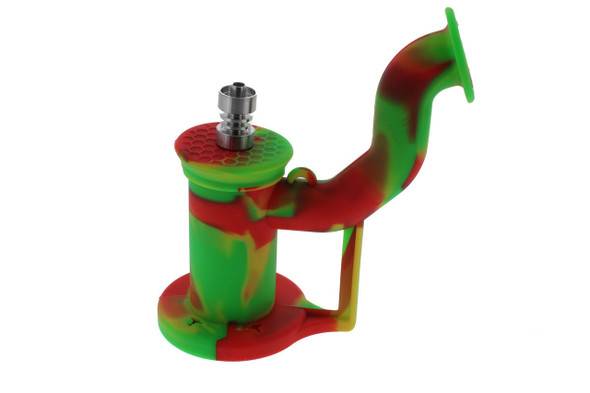  Silicone Dab Rig Waterpipe Kit - Rasta 