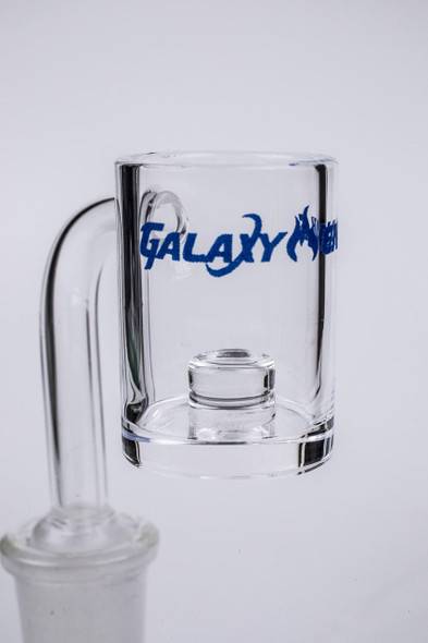 Galaxy Enails Galaxy Enail Quartz Banger 14mm Male 90 Degree 25mm Diameter with Core Reactor 