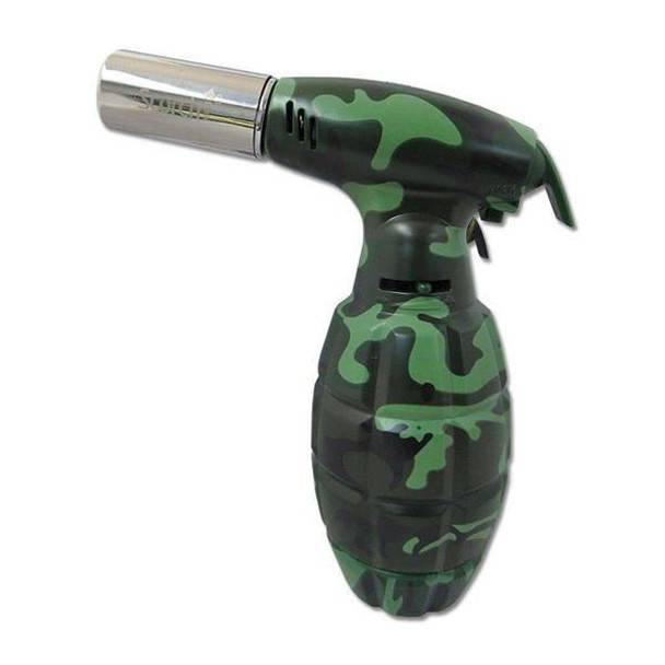  Scorch Torch 7" Single Flame Butane Grenade Style Table Torch 