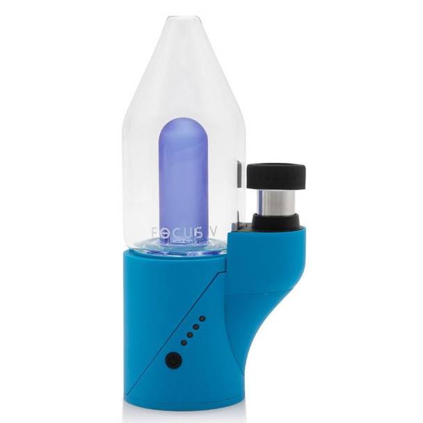  Focus V2 Carta 2 in 1 Dry Herb/Wax Vape Rig Kit Laser Edition Blue 