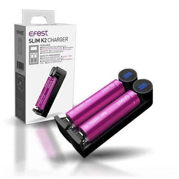  Efest K2 Slim Li-ion USB Dual Battery Charger 