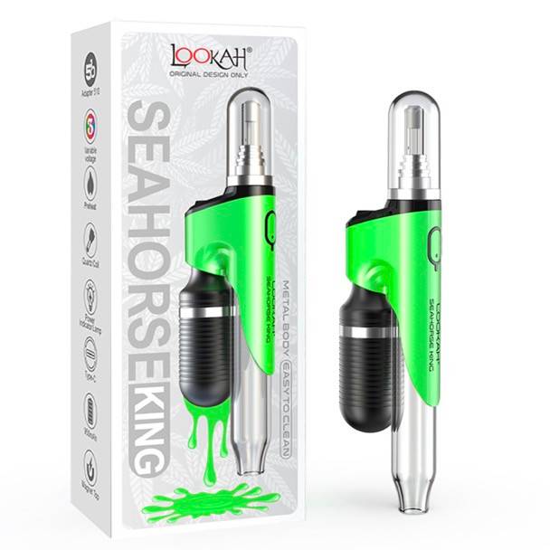 Lookah Seahorse King Green: Electric Nectar Collector Kit