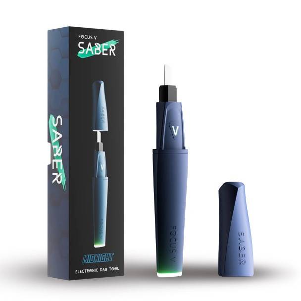 Saber Hot Knife: Focus V Saber Electronic Dab Tool - Midnight Blue